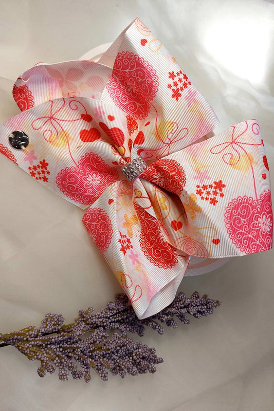 Satin Fabric Bow Hair Clip HC-003