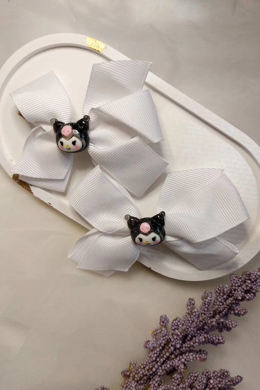 Satin Fabric Bow Hair Clip HC-006