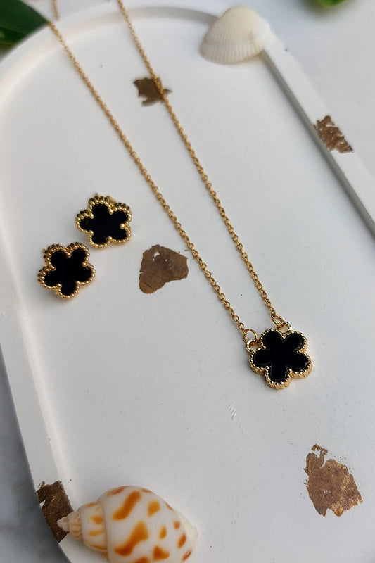 Stainless Steel Flower Sets Golden Silver 001