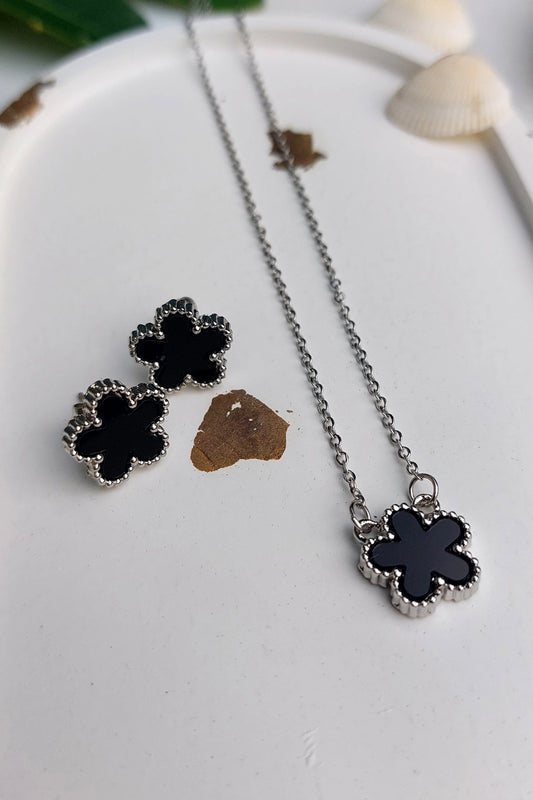 Stainless Steel Flower Sets Golden Silver 002