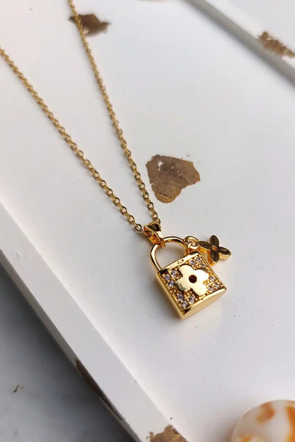 Stainless Steel Necklace Golden Premium SN-001