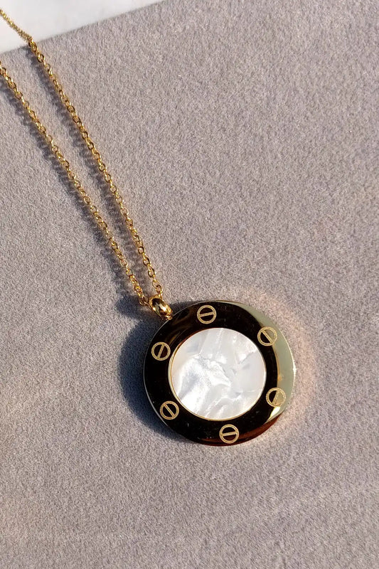 Stainless Steel Necklace Golden Premium SN-003