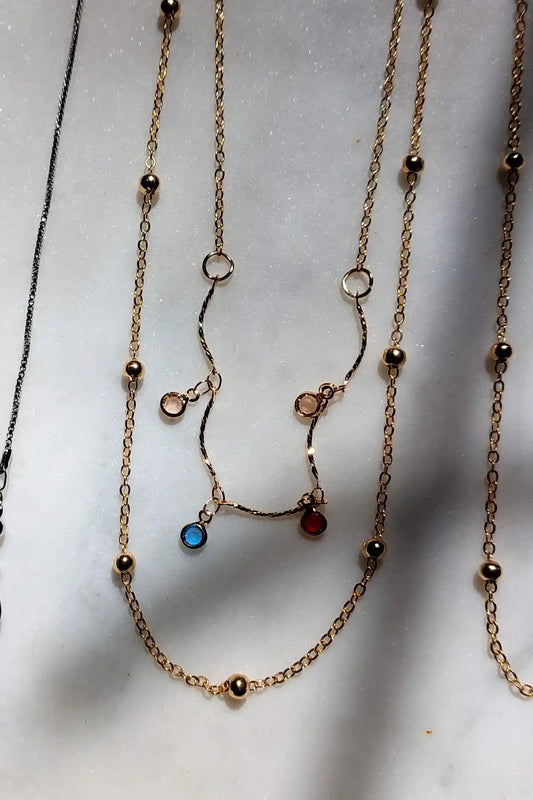 Stainless Steel Necklace Golden SN-009