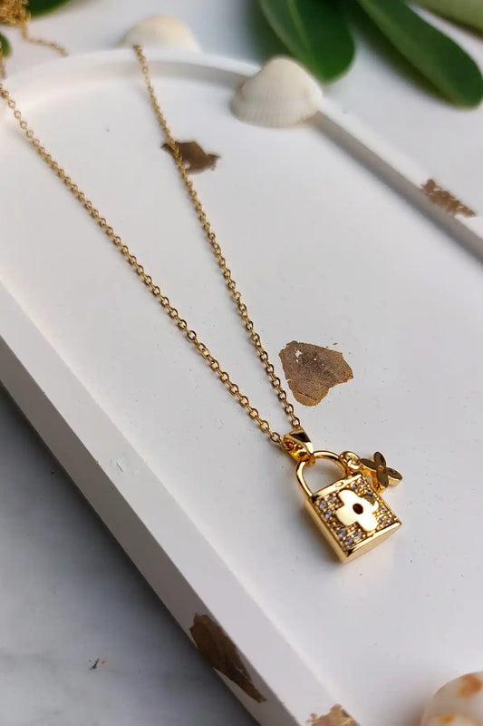 Stainless Steel Necklace Golden Premium SN-001
