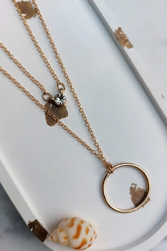 Stainless Steel Necklace Golden SN-005
