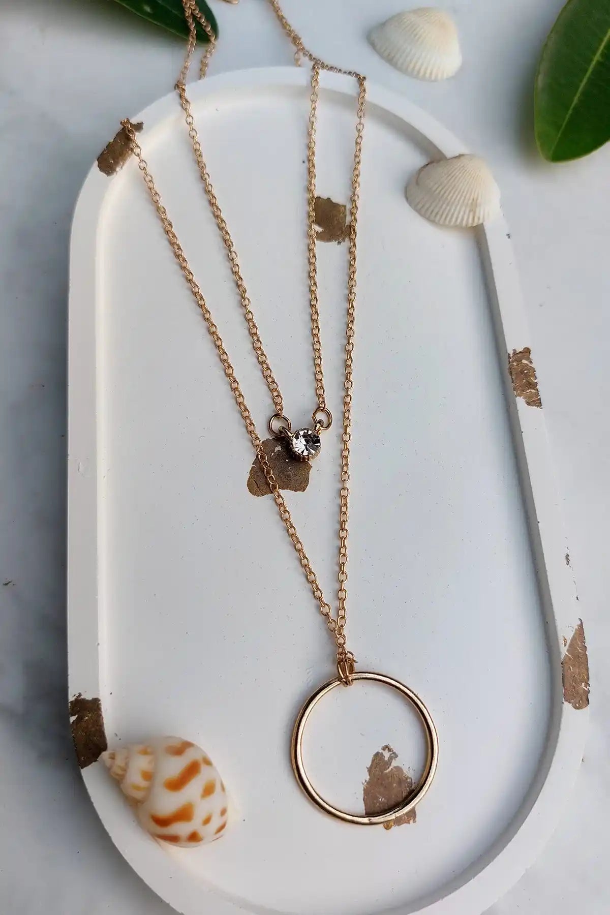 Stainless Steel Necklace Golden SN-005