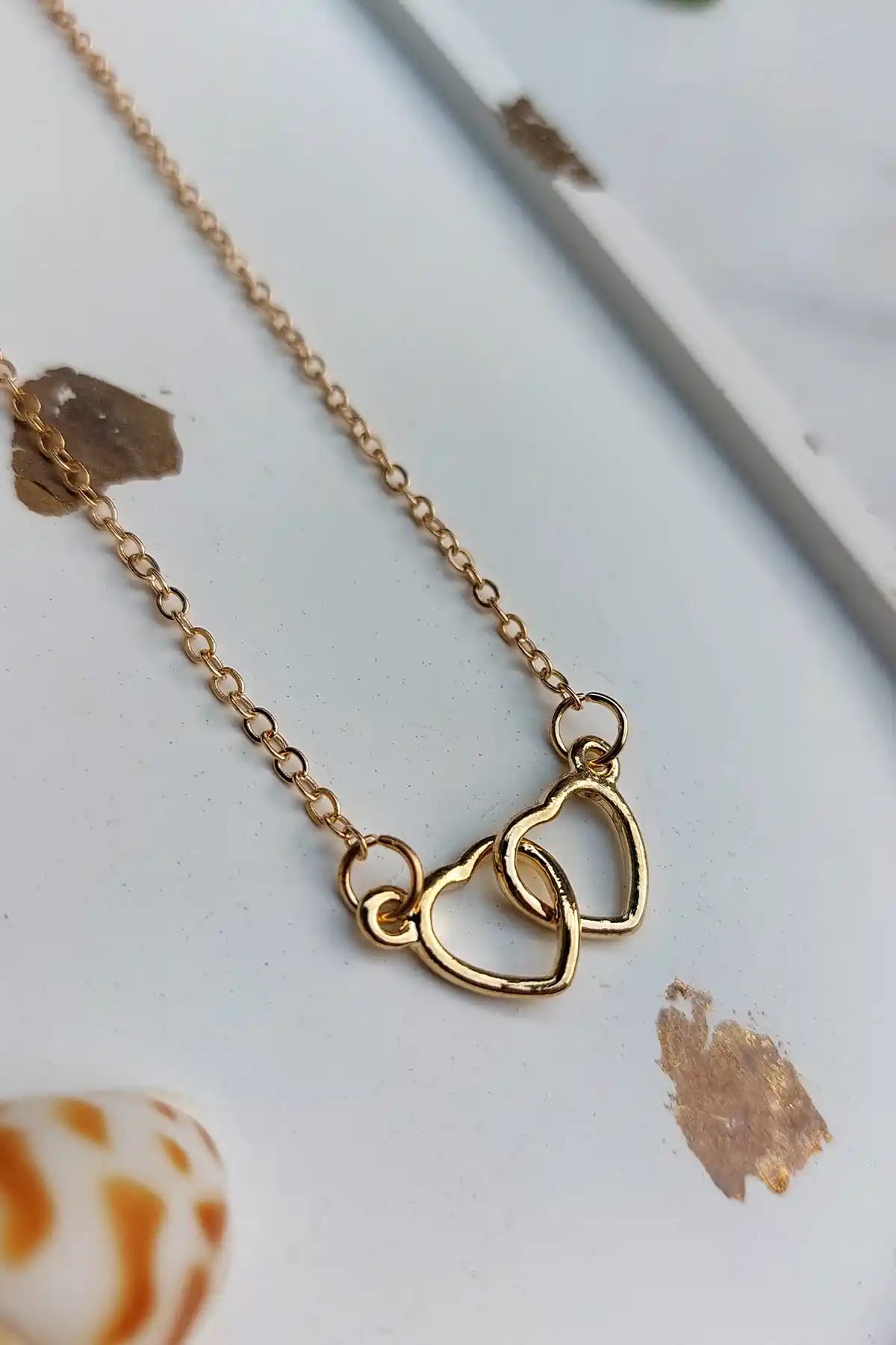 Stainless Steel Necklace Golden SN-007