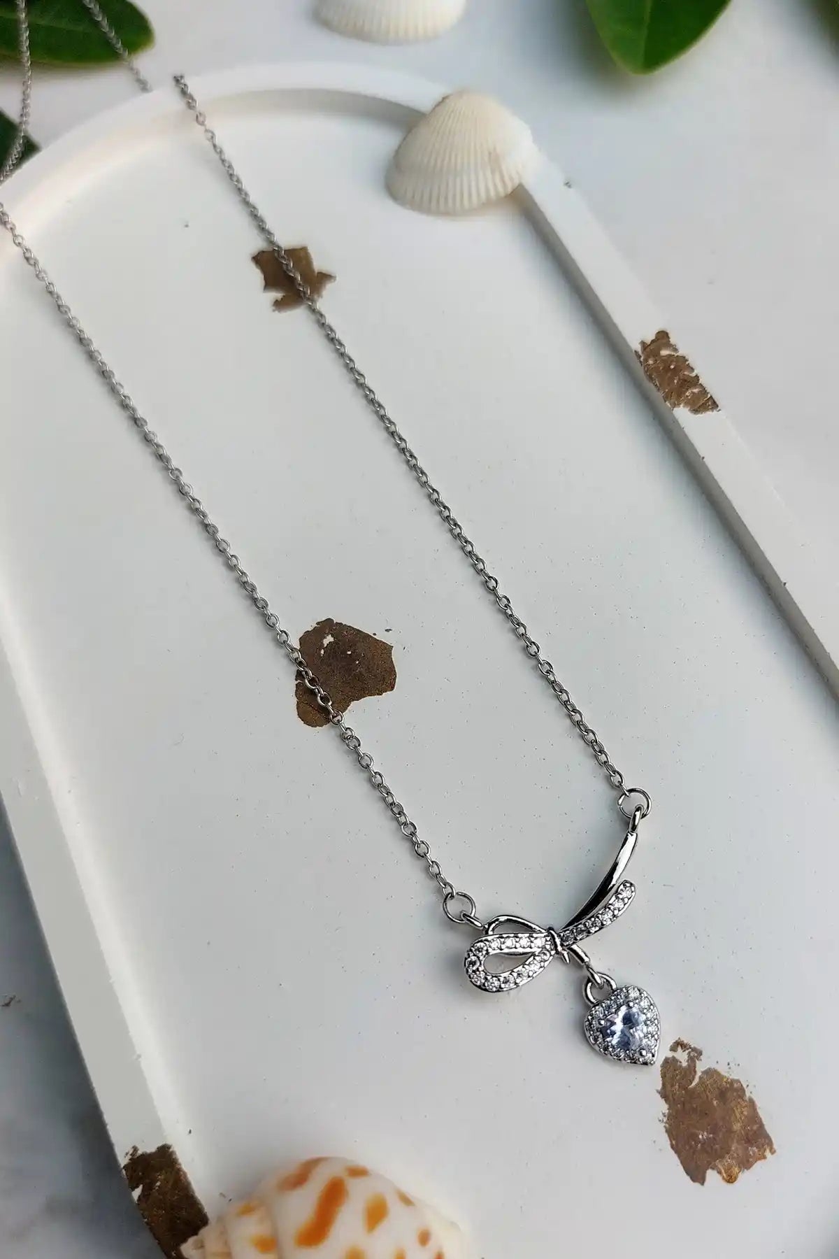 Stainless Steel Necklace Silver SN-014
