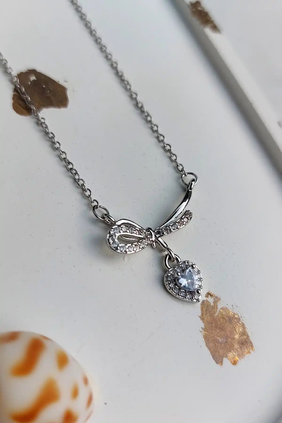 Stainless Steel Necklace Silver SN-014