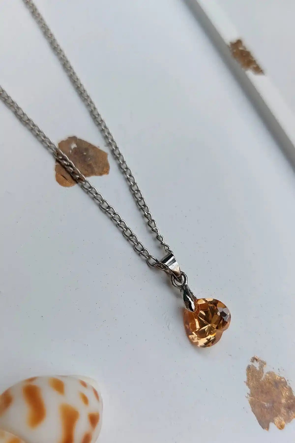 Stainless Steel Necklace Silver SN-008