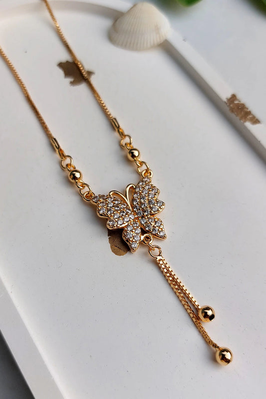 Stainless Steel Necklace Siver Gold Premium SN-011