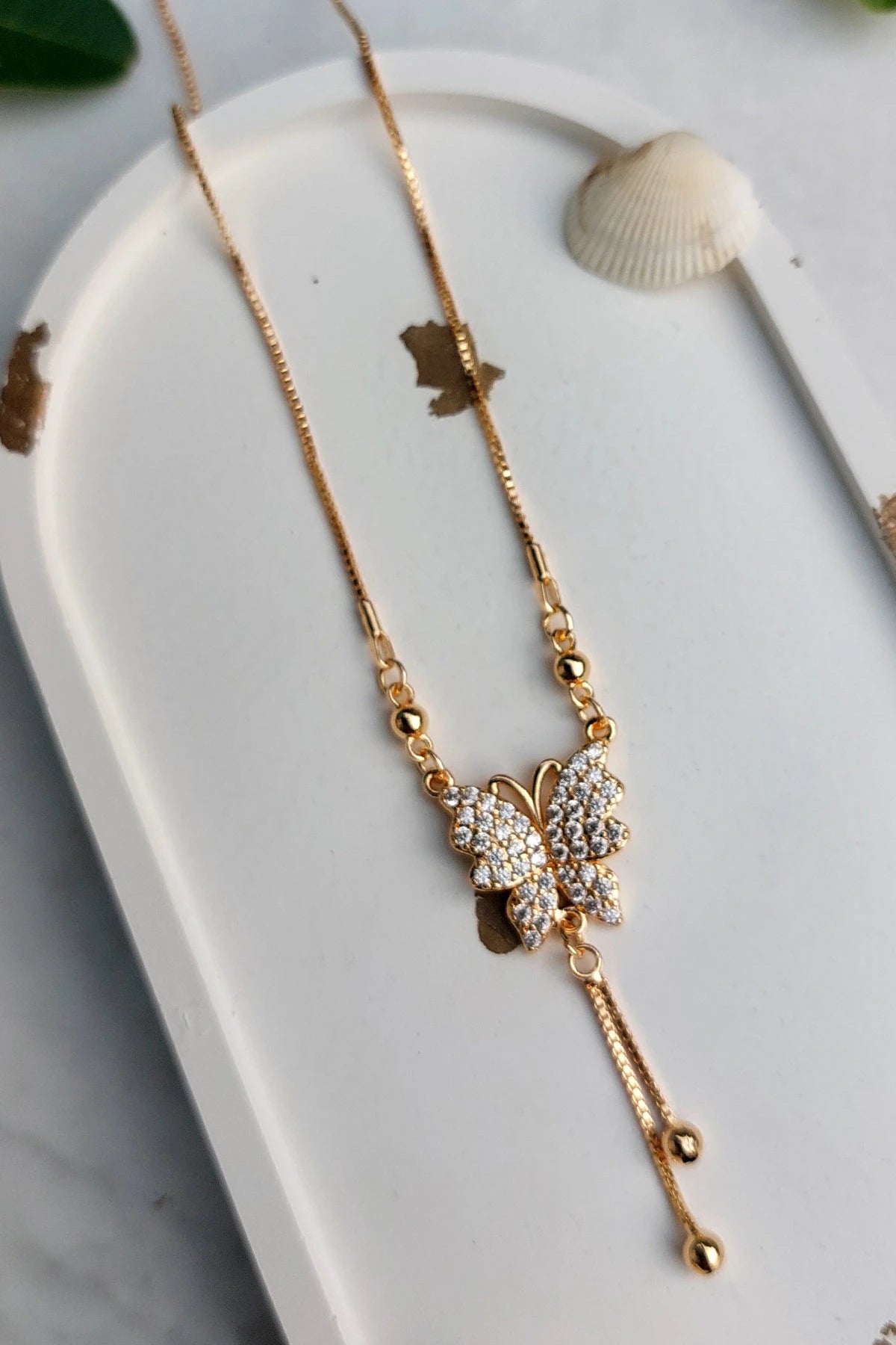 Stainless Steel Necklace Siver Gold Premium SN-011