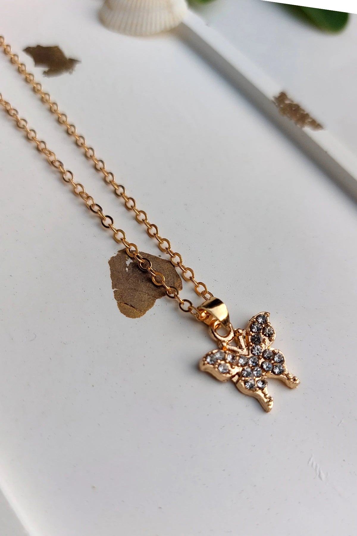 Stainless Steel Necklace Silver Gold Premium SN-012