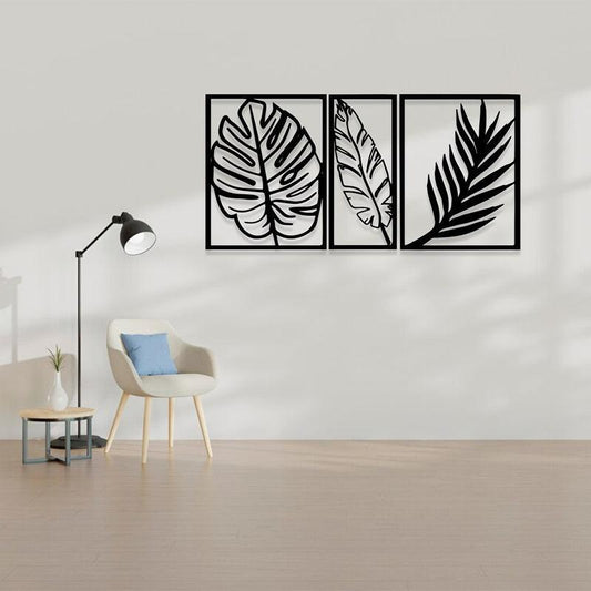 High-Quality Flower-Shaped Acrylic Wall Frames in Black & White