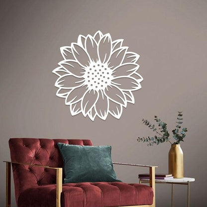 Sunflower-Shaped Acrylic Wall Frame Laser Cutting. - Open Market Pakistan