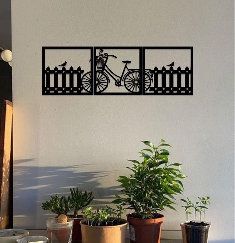 Bicycle-Shaped Acrylic Wall Frame Laser Cutting. - Open Market Pakistan