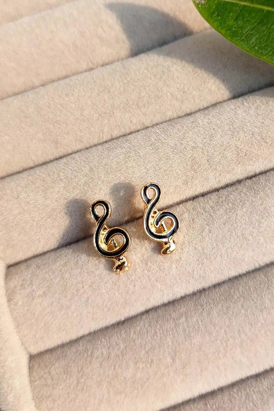 Treble Clef Stainless Steel Studs ST-017